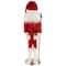 13.75" Red & White Peppermint Twist Mrs. Claus Wooden Christmas Nutcracker